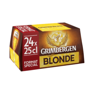 Bière Grimbergen Blonde 24 bouteilles x 25cL