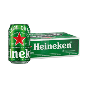 Bière Heineken 24 canettes x 33cL