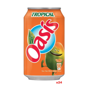 Jus Oasis Tropical 24 canettes x 33 cL
