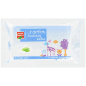 Lingettes bébé épaisses x72
