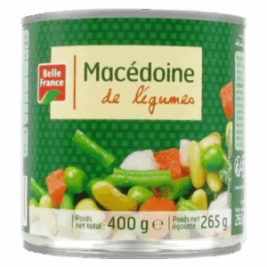 Macédoine de légumes 800 g