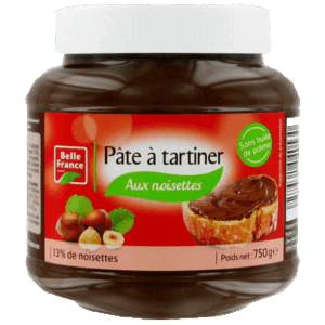 Pâte à tartiner noisettes pot 400 g