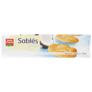 Sablés coco x16 125 g